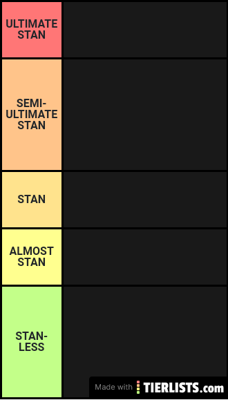 my kpop stan list