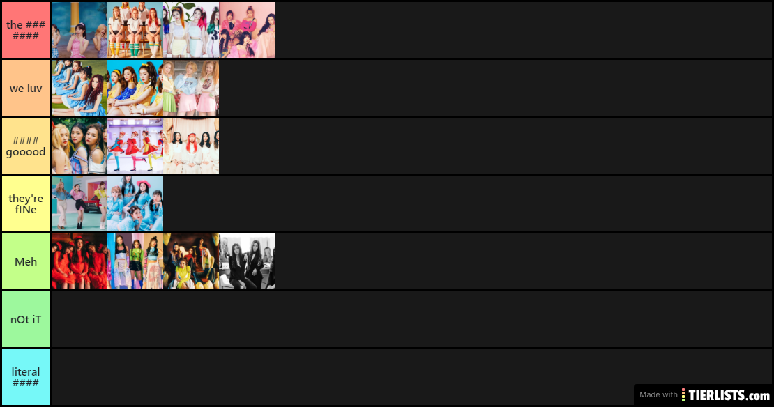 my red velvet list