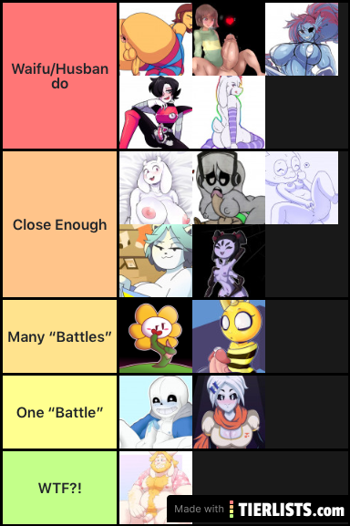 My UNDERTALE Waifus/Husbandos
