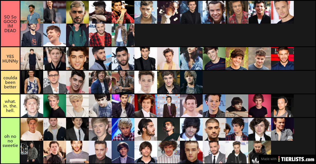 One Direction Hairstyles Ranked