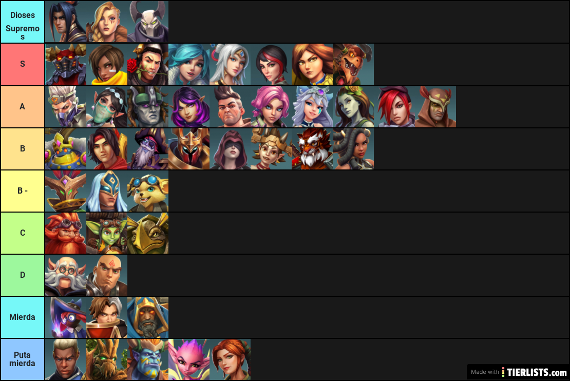 Paladins position