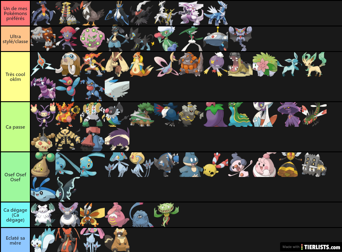 Pokemon 4g tier list 1