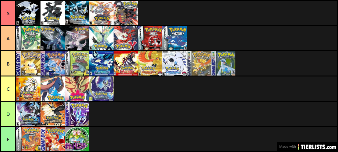 pokemon games