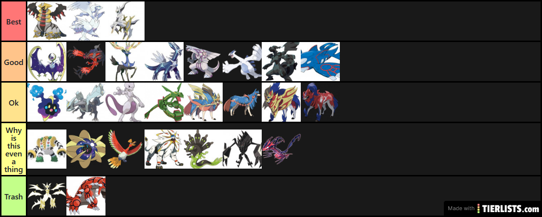 pokemon legendaries