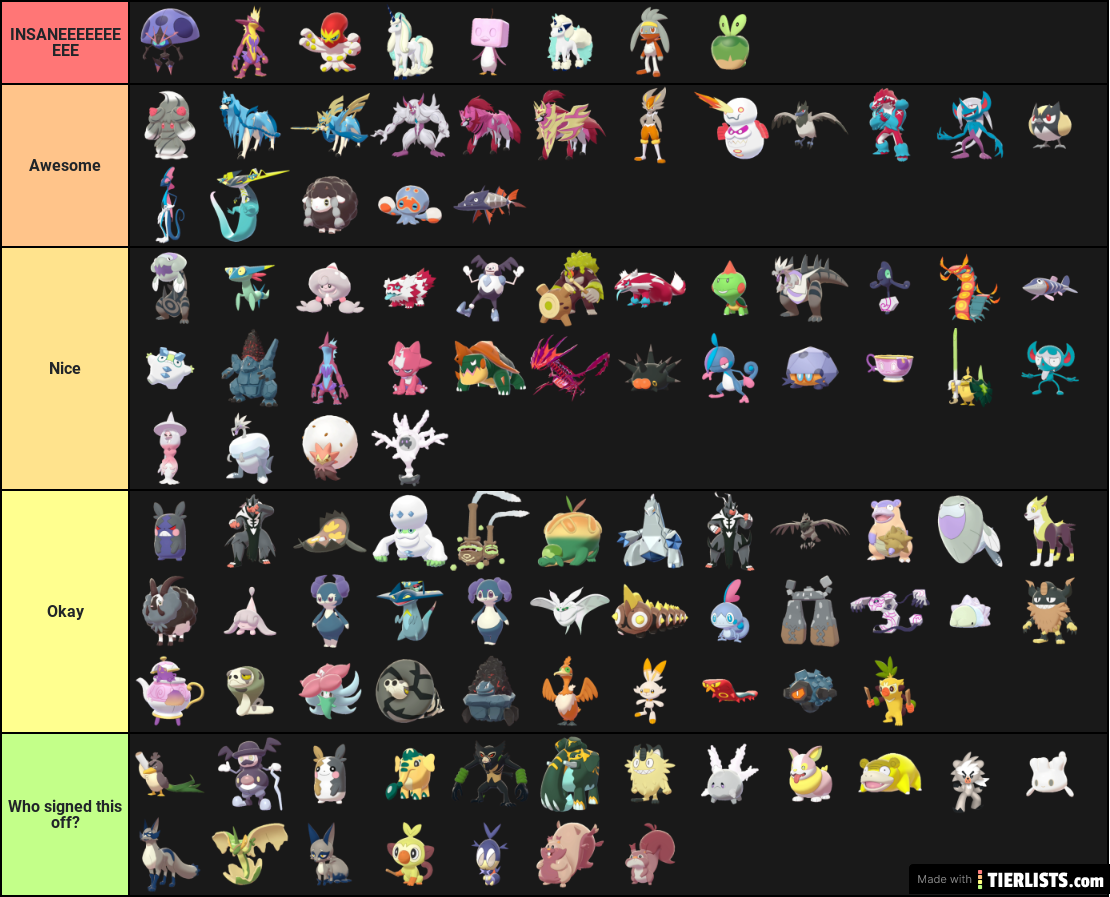 Pokemon shinies