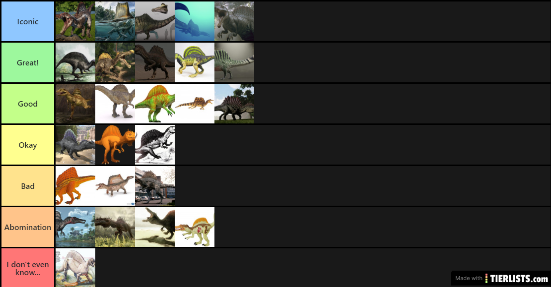 Pop-culture depictions of Spinosaurus