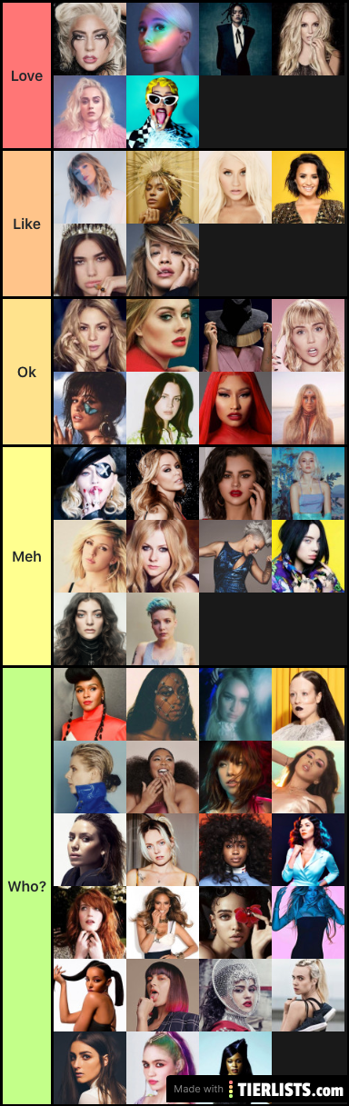 Pop girls