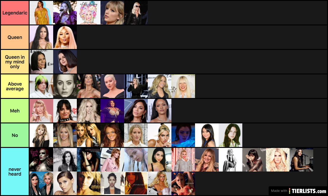 Pop Queens Ranked