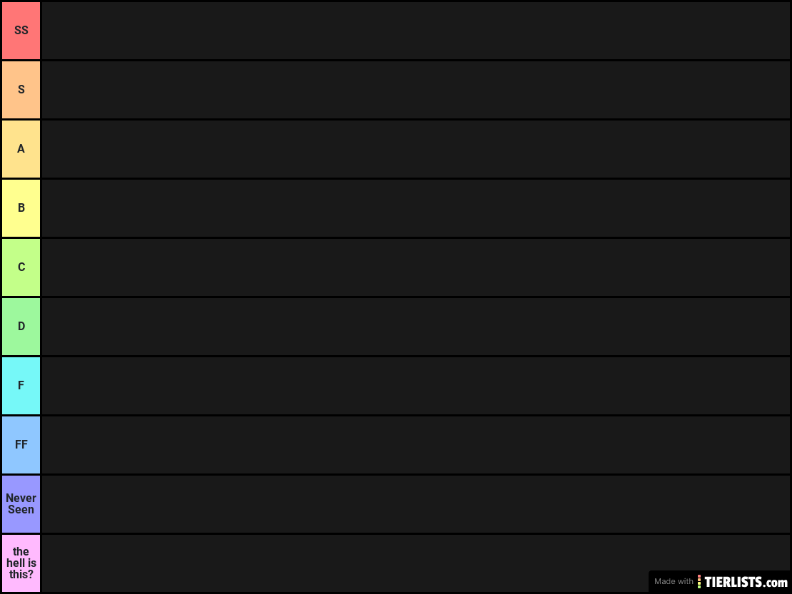 random cartoons tier list