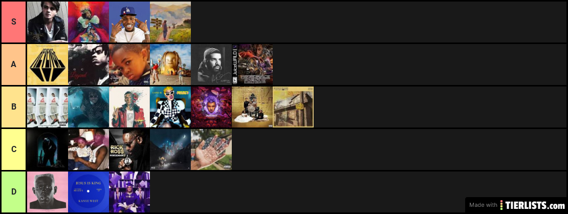 Rap albums