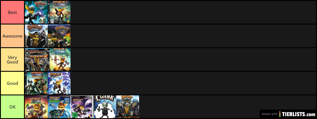 ratchet and clank games