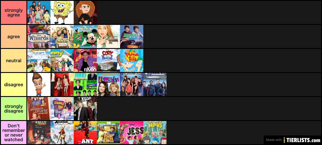 Recognize most of these shows