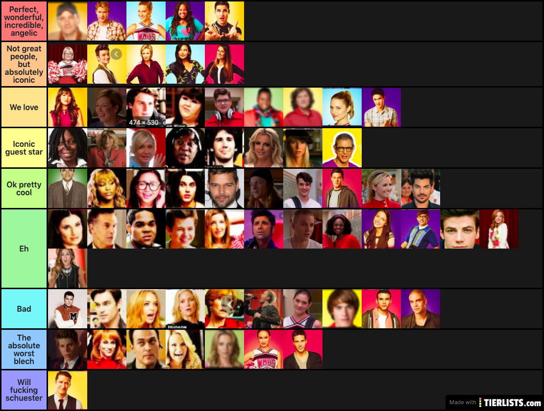 Refined Glee Tier List