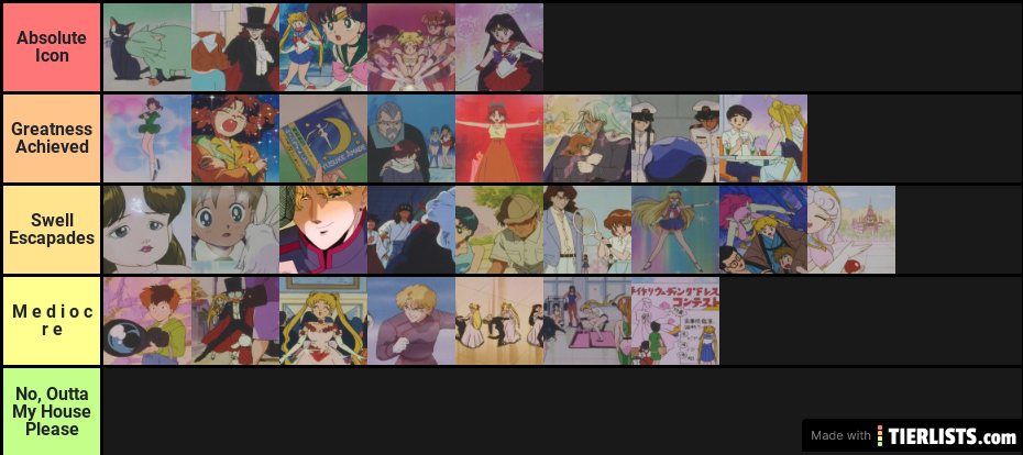 Sailor Moon Season 1 ep. ranking