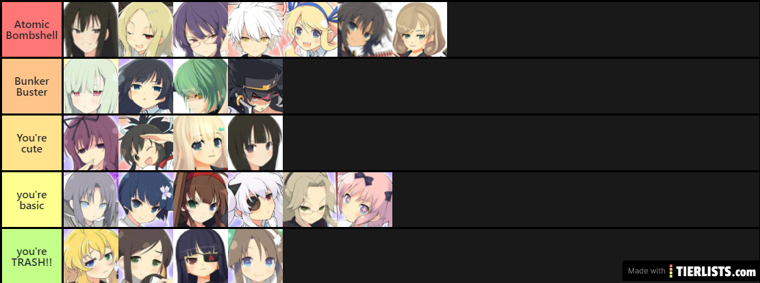 Senran Kagura Waifu tier list II