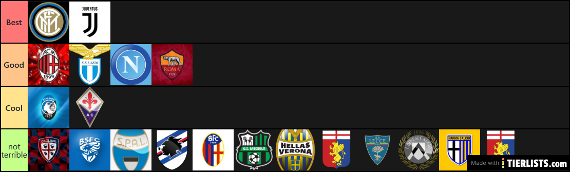 serie A teams