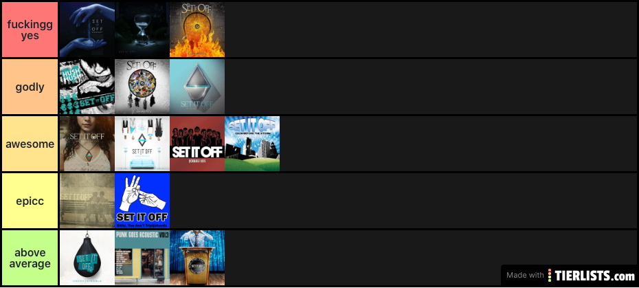 Set It Off albums and singles