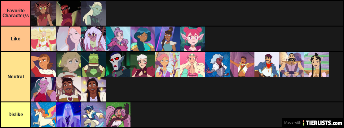 She Ra Characters