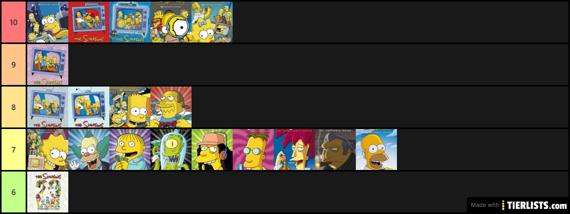 simpsons seasons 1-20