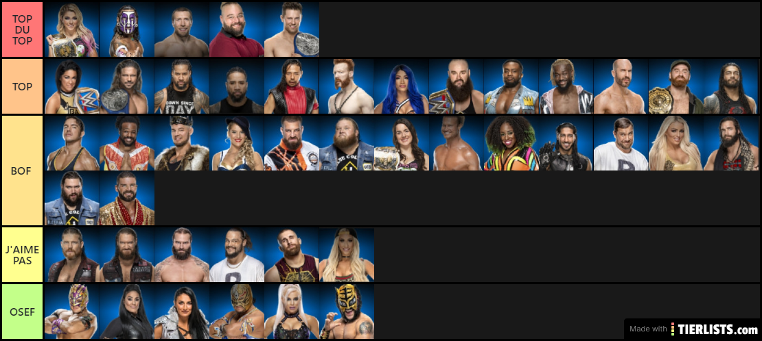 SMACKDOWN ROSTER