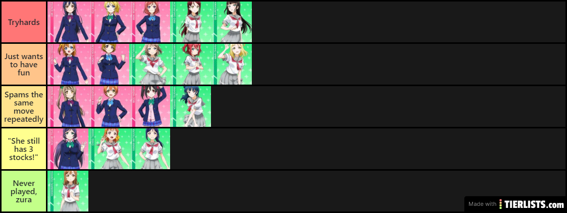 smash ultimate love live idols