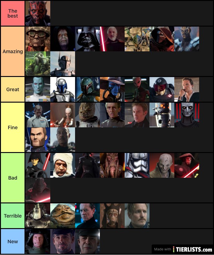 Star Wars villains