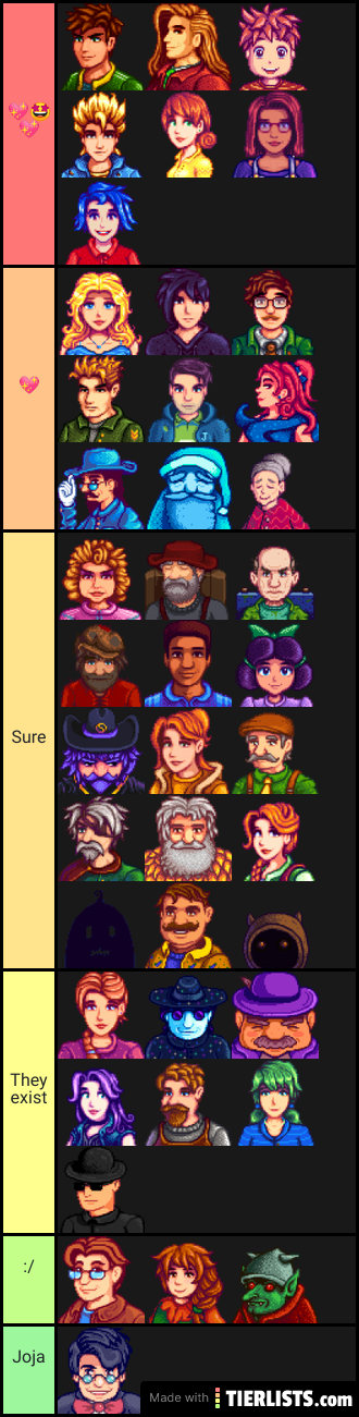 Stardew characters