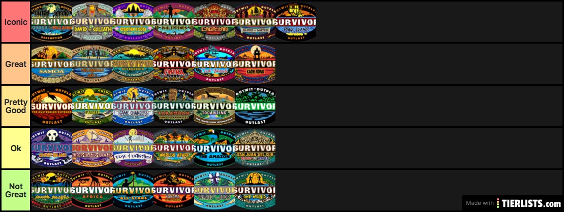 Survivor Seasons