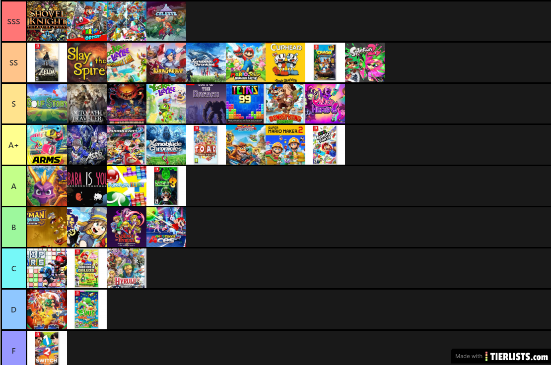 Switch Games List
