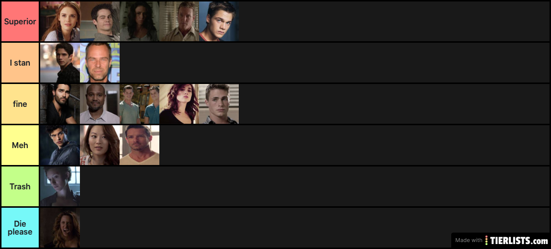 Teen wolf Tierlist