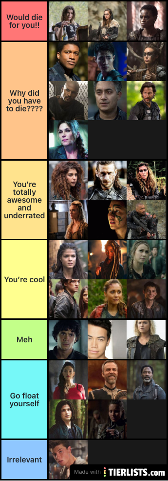 The 100 Tierlisf