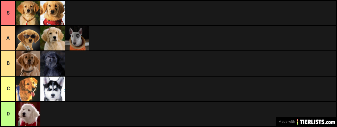 The OFFICIAL Air Buddies Dog Tier List