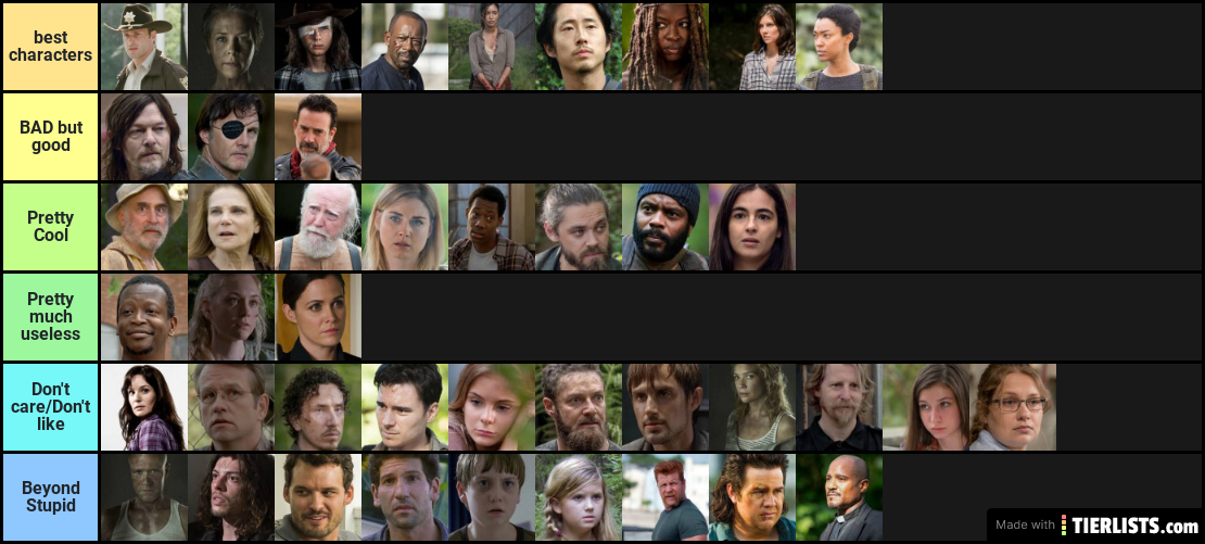 the walking dead characters