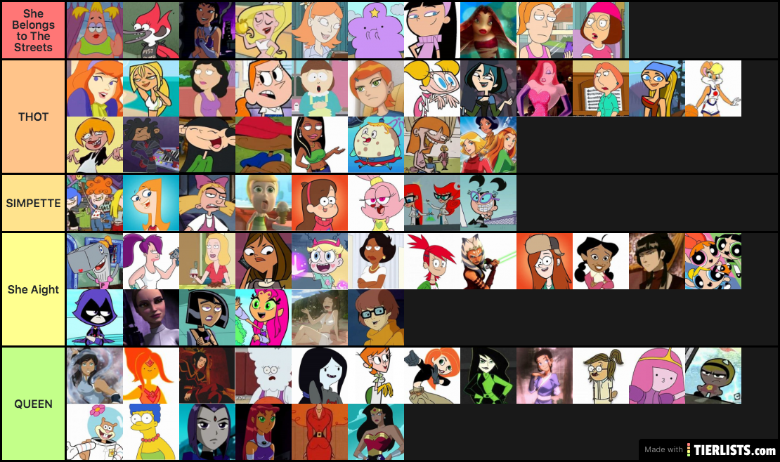 THOT TIER LIST 2