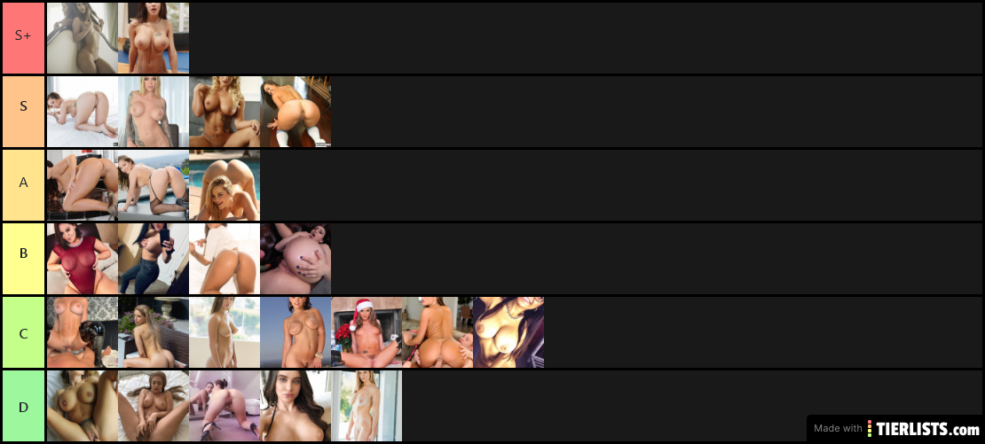 tier list Pornstars