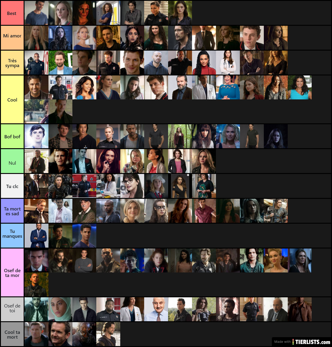 tier list serie