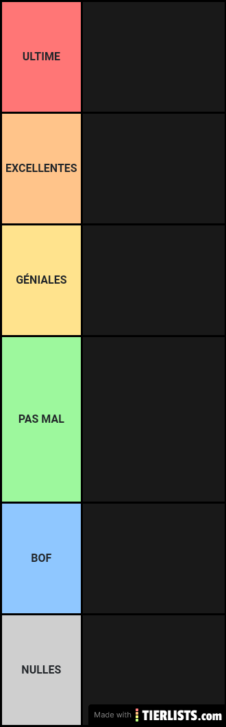 Tierlist attractions Disneyland