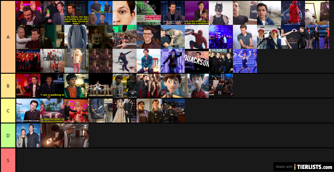 Tom Holland moments