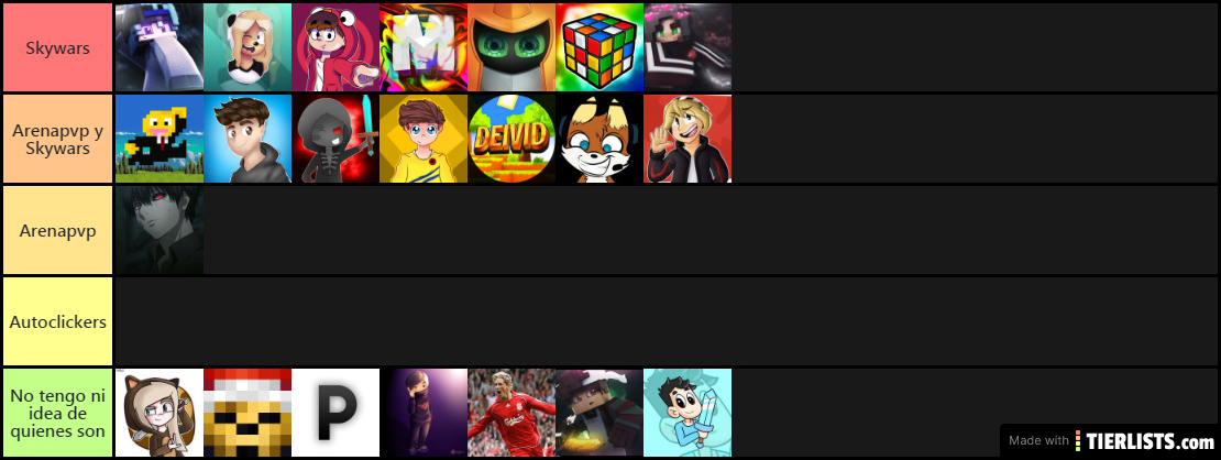 Top mejores jugadores