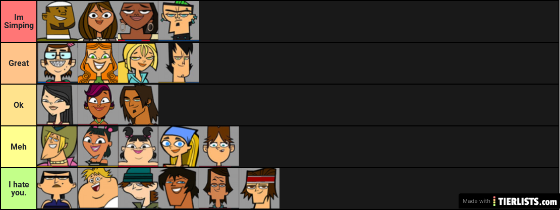 total drama island also WHERE IS GWEN