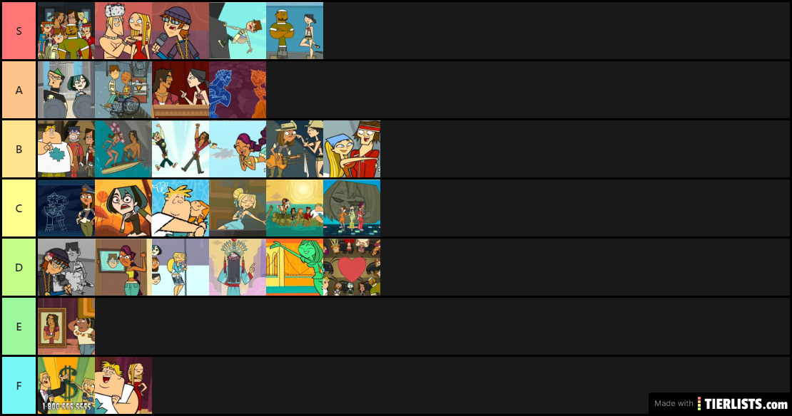 Total Drama songs