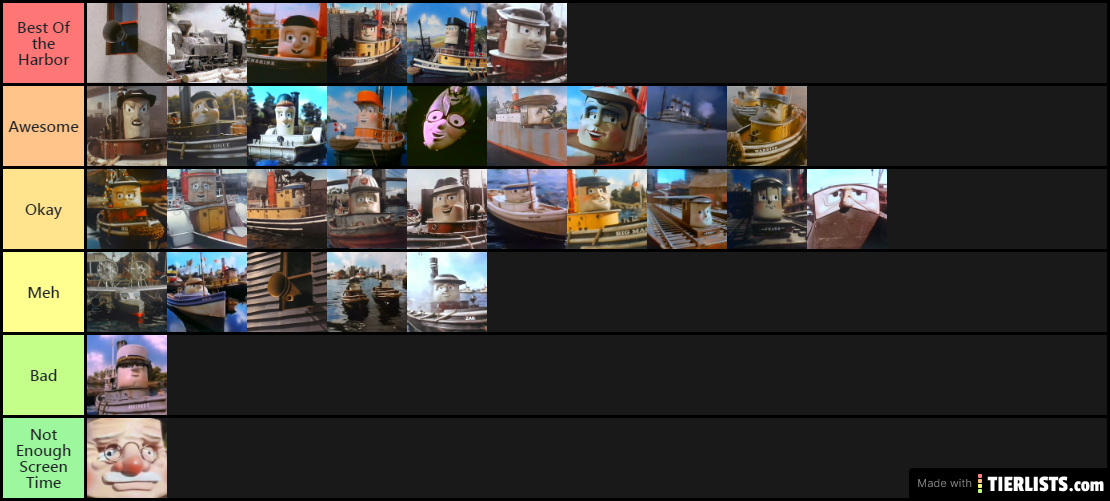 Tugs Character Tier List