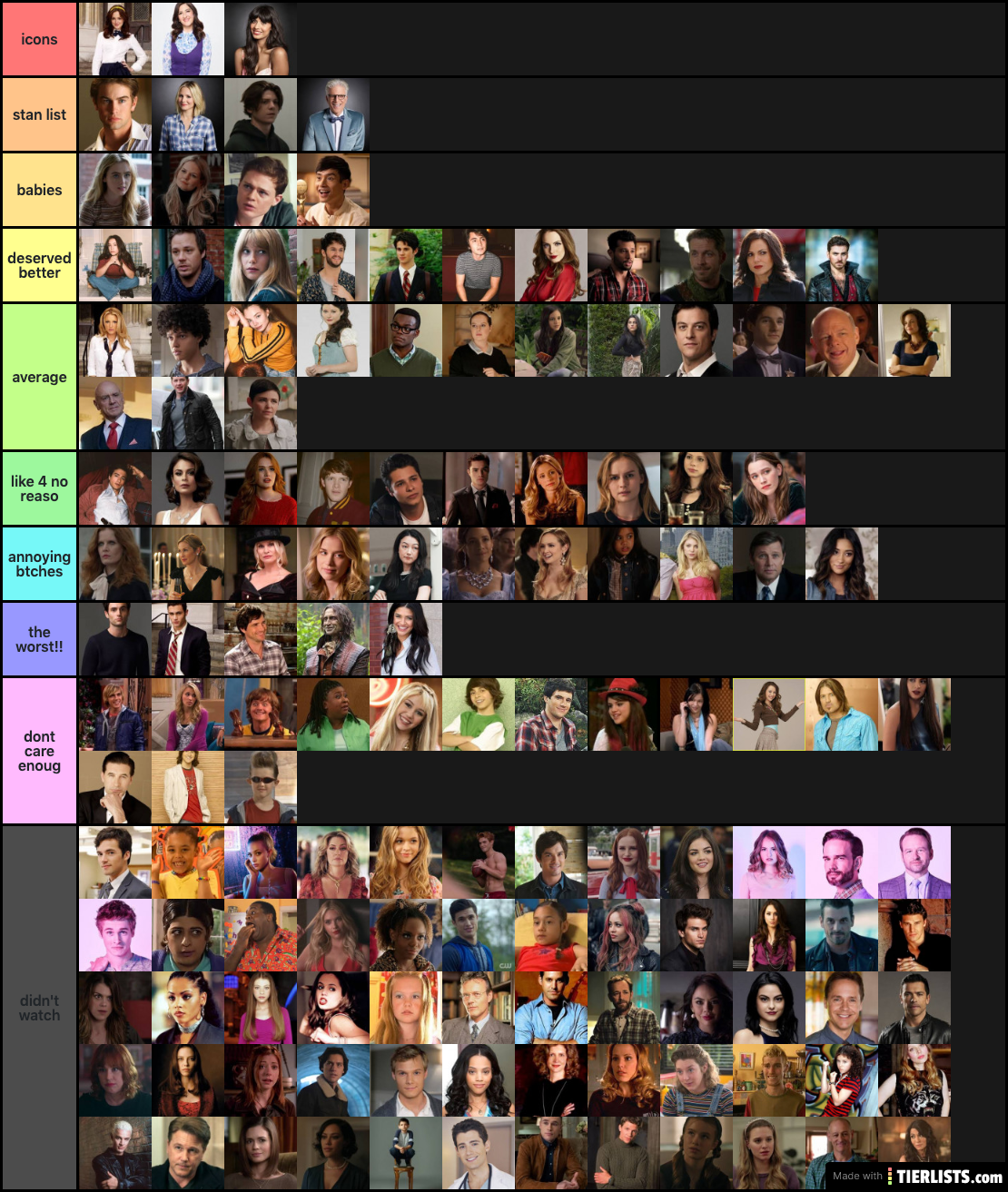 tv characters i guess