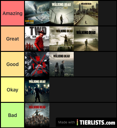 TWD seasons ranked