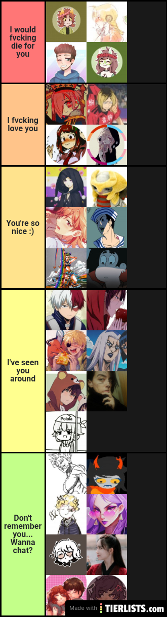 Twitter Mutuals (my personal)