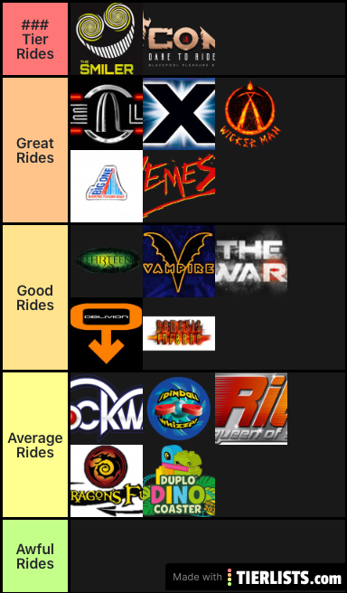 Uk Rollercoasters