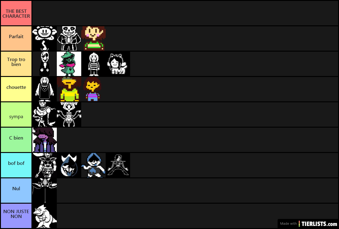 undertale characters