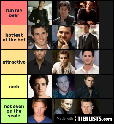 Vampire Dairies Men Rankings