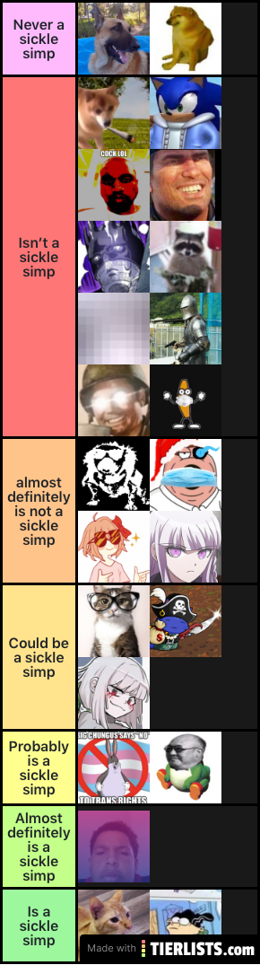 Who’s a sickle simp