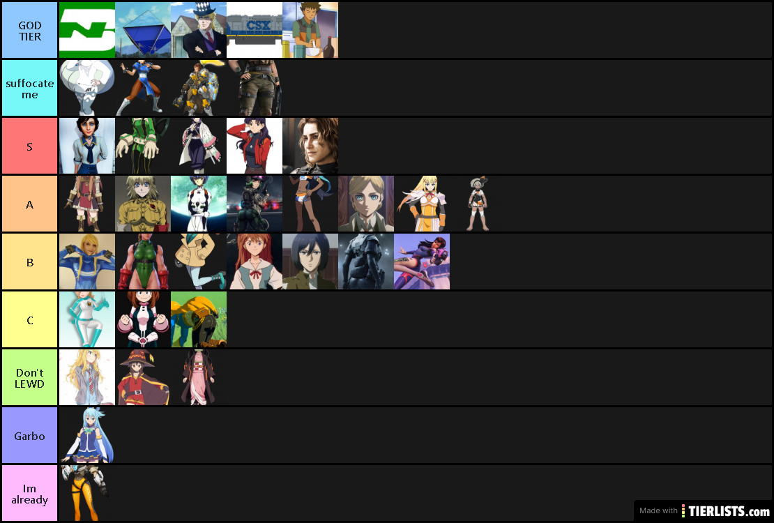 WIAFU TIER LIST